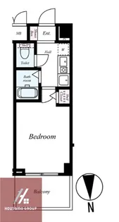 ラナップスクエア同心Ⅱ【804号室】の間取り