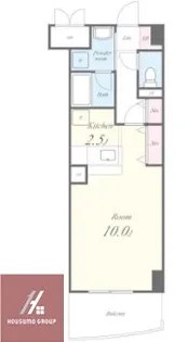 モン・ピエース【3C号室】の間取り