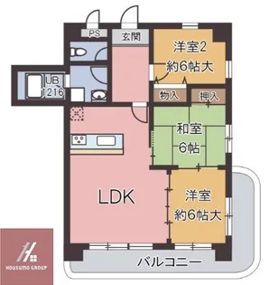 グリーン グラナ コバヤシ【4階】の間取り