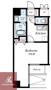 クレアート大手前グランアクシア【301号室】の間取り