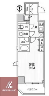 FORTUNEY大手前【14階】の間取り