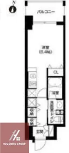 アーバネックス北浜【11階】の間取り