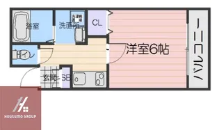 ハイグレード中宮Ⅰ【2階】の間取り