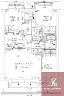 リバーガーデン四天王寺【20階】の間取り