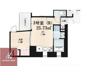 ALZA北浜【603号室】の間取り