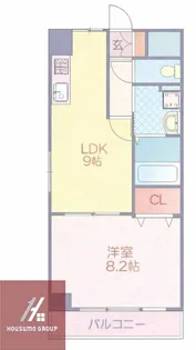 ラ・ルミエール【2階】の間取り