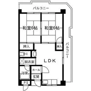 恒信ハイツ【5階】の間取り