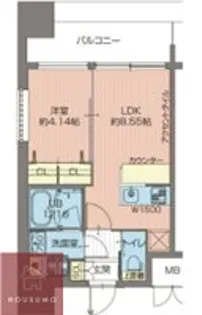 プレジオ城北【5階】の間取り