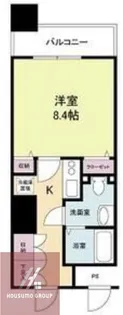 メゾン・ド・ヴィレ大阪城公園前【23階】の間取り