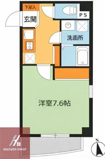 マインズ コム南森町【1003号室】の間取り