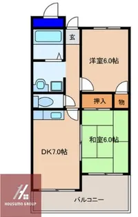 メゾンエルミタージュ【903号室】の間取り