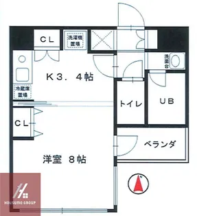 SK扇町公園【3階】の間取り
