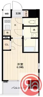 エスリード谷町六丁目レジデンス【9階】の間取り