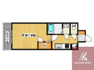 AXIS天神ノ森【4階】の間取り