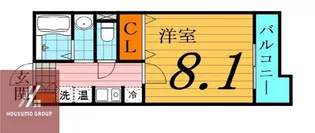 ピュアライズ諏訪【6階】の間取り