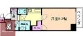 ODESSA西天満【701号室】の間取り