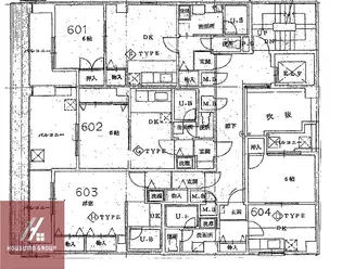プレステージ天満【603号室】の間取り