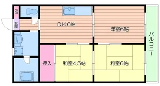 カワデンハイツⅢ【1階】の間取り