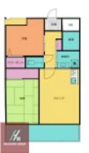 グリーンパーク鶴見【4階】の間取り