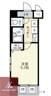 ア・ヴォートル・サンテ【203号室】の間取り