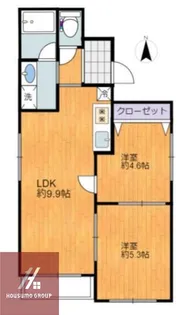 ベルハイム都島【2階】の間取り