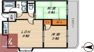 ソナーレ崎山【2階】の間取り