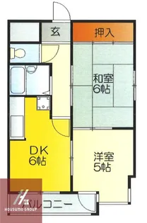 エルベ横堤【3階】の間取り