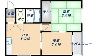 ジョイフリー富士【3階】の間取り