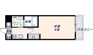 CITYPAL田島WEST【103号室】の間取り