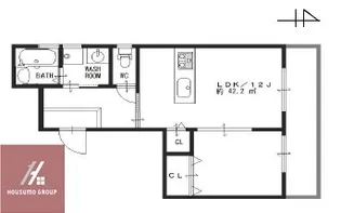 LongTenure【302号室】の間取り