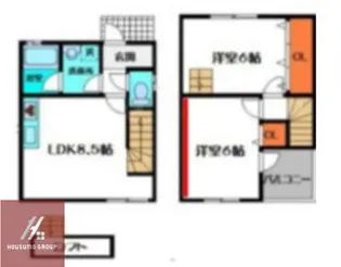 ミラン今福【C号室】の間取り