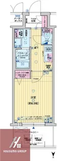 レオンコンフォート都島【11階】の間取り