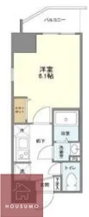 オルフェア北梅田【9階】の間取り