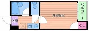 ロイヤルヴィラあべの【6階】の間取り