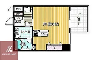 ラナップスクエア南森町 NEXT STAGE【6階】の間取り