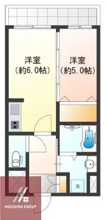 エスタブレ南森町【501号室】の間取り