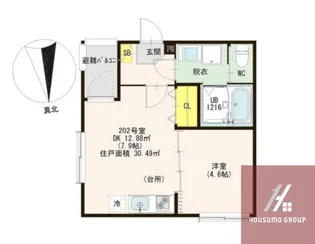 エスポワール林寺【2階】の間取り