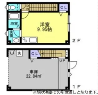 GARAGE HOUSE WOODSの間取り