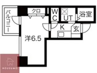 レクシア天神橋【203号室】の間取り