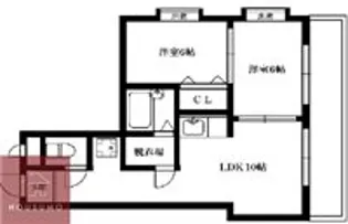 エクレーヌ橋本【302号室】の間取り