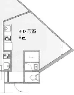 ピークショア難波東【3階】の間取り