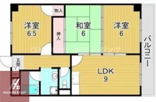 メゾンエスポアール【1階】の間取り