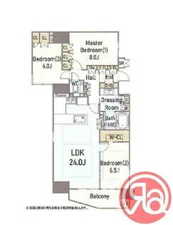 リバーガーデン四天王寺【4階】の間取り