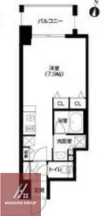 アーバネックス北浜【4階】の間取り