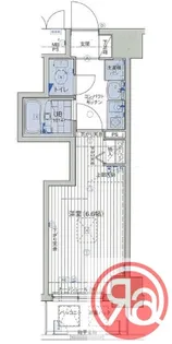 エステムコート大阪城南Ⅱ【11階】の間取り