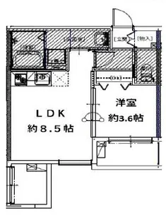WIN玉出Ⅱ【1階】の間取り