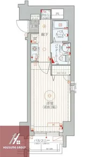 エステムコート大手前レシェンテ【603号室】の間取り