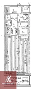 ラナップスクエア大手前【402号室】の間取り