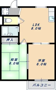 ハイツサンフラワー【3階】の間取り