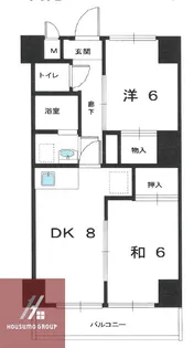 鶴見グリーンコート【4階】の間取り
